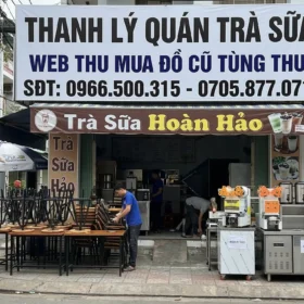 Thanh Lý Quán Trà Sữa Trọn Gói TPHCM